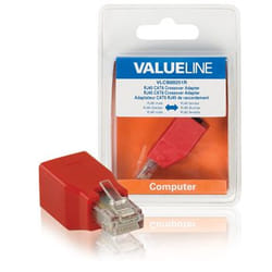 Valueline RJ45/RJ45 séparateur voix-données Rouge