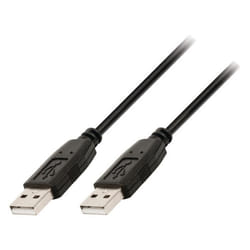 Câbles USB Valueline VLCP60001B30 USB 2.0 Câble A Mâle - A Noir Homme 3.00 M