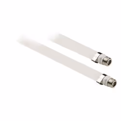 König KNS41200W02 câble coaxial 0,2 m F Blanc