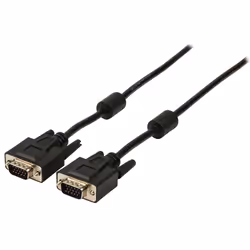 Valueline VGA- VGA, 15m, 15 m, VGA (D-Sub), VGA (D-Sub), Mâle, Mâle, Noir