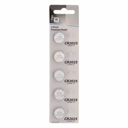 HQ HQCR2025/5BL, Batterie à usage unique, CR2025, Lithium, 3 V, 5 pièce(s), 50 mm