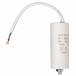 Fixapart W9-11225N, Fixed capacitor, Cylindrique, Blanc, 25000 nF, 5%, 450 V