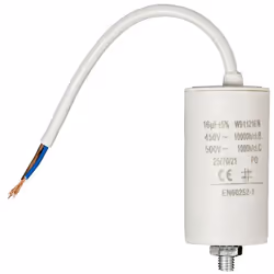 Fixapart W9-11216N, Fixed capacitor, Cylindrique, Blanc, 16000 nF, 5%, 450 V