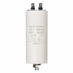 Fixapart W1-11025N, Fixed capacitor, Cylindrique, Blanc, 25000 nF, 5%, 450 V