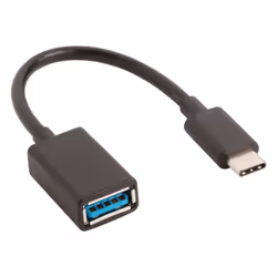 Valueline USB 3.0 C/A, 0.2 m câble USB 0,2 m USB 3.2 Gen 1 (3.1 Gen 1) USB C USB A Noir