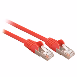 Valueline VLCP85121R05 câble de réseau Rouge 0,5 m Cat5e SF/UTP (S-FTP)