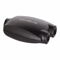 Valueline VLASP2502, Noir, Toslink, 2 x Toslink, Femelle, Femelle, Sac en polyéthylène