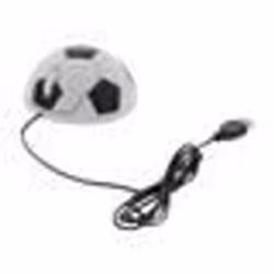 Souris - basicXL - Supporters Edition - Optique - Filaire - 3 Boutons - Noir Blanc