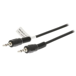 VALUELINE VLAT22000B15 Câble audio stéréo - Jack 35 M - 35 mm mâle - 35 mm mâle - 150 m - Noir