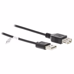 Valueline 2m USB 2.0 câble USB USB A Noir