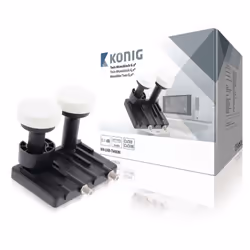 Nedis KN-LNB-TM60N, F, 105 mm, 118 mm, 98 mm, 285 g, Noir, Blanc