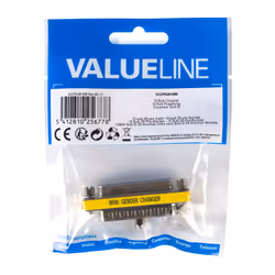 Valueline VLCP52818M changeur de genre de câble D-SUB 25-Pin Métallique