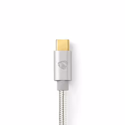 Nedis CCTB60650AL20 câble USB 2 m USB 2.0 Micro-USB B USB C Aluminium - Vue supplémentaire 4