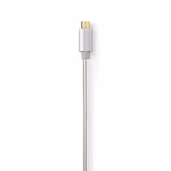 Nedis CCTB60650AL30 câble USB 3 m USB 2.0 Micro-USB B USB C Aluminium