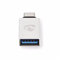 Nedis CCTB60915AL changeur de genre de câble USB Type-C Male USB A Female Aluminium