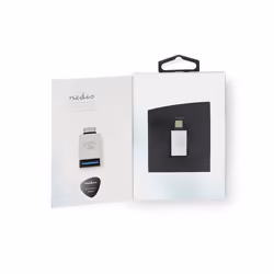 Nedis CCTB60915AL changeur de genre de câble USB Type-C Male USB A Female Aluminium - Vue supplémentaire 4