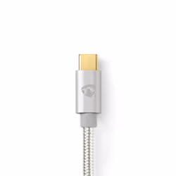 Nedis CCTB64700AL20 câble USB 2 m USB 3.2 Gen 1 (3.1 Gen 1) USB C Aluminium - Vue supplémentaire 4