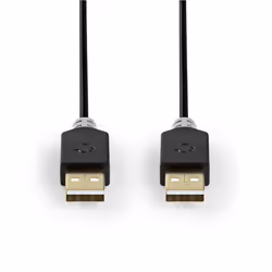 Nedis CCBW60000AT20 câble USB 2 m USB 2.0 USB A Anthracite