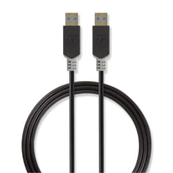Nedis CCBW61000AT20 câble USB 2 m USB 3.2 Gen 1 (3.1 Gen 1) USB A Anthracite