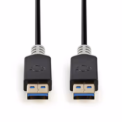 Nedis CCBW61000AT20 câble USB 2 m USB 3.2 Gen 1 (3.1 Gen 1) USB A Anthracite