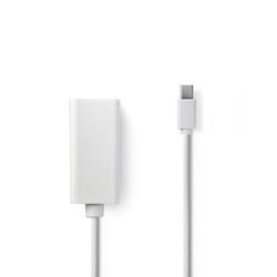 Nedis CCGP37650WT02 câble vidéo et adaptateur 0,2 m Mini DisplayPort HDMI Type A (Standard) Blanc