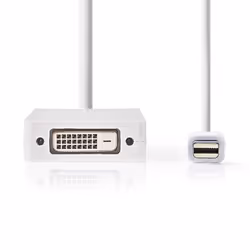 Nedis CCGP37465WT02 câble vidéo et adaptateur 0,2 m Mini DisplayPort VGA (D-Sub) Blanc