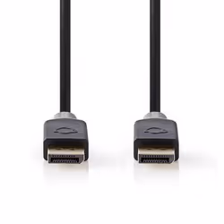 Nedis CCBW37000AT20, 2 m, DisplayPort, DisplayPort, Mâle, Mâle, 3840 x 2160 pixels