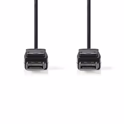 Nedis CCGP37010BK20 câble vidéo et adaptateur 2 m DisplayPort Noir