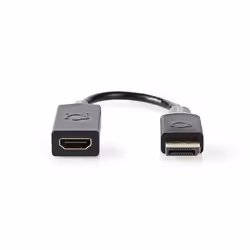 Nedis CCBW37150AT02 câble HDMI 0,2 m HDMI Type A (Standard) Anthracite