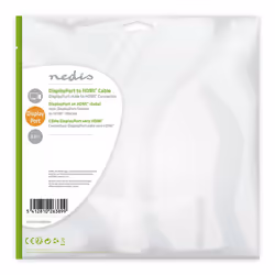 Nedis CCGP37100BK30 câble vidéo et adaptateur 3 m HDMI Type A (Standard) DisplayPort Noir