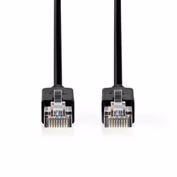 Nedis CCBW85100AT150 câble de réseau Noir 15 m Cat5e U/UTP (UTP)