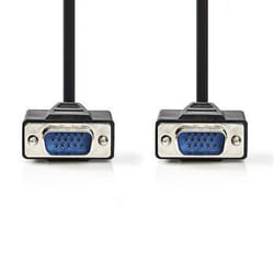 Nedis CCGP59000BK20 câble VGA 2 m VGA (D-Sub) Noir