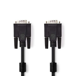 Nedis CCGP59000BK30 câble VGA 3 m VGA (D-Sub) Noir