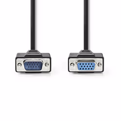 Nedis CCGP59100BK20 câble VGA Noir