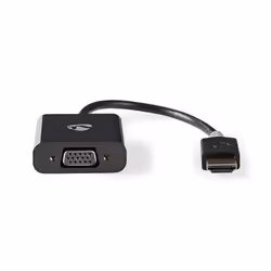 Nedis CCBW34900AT02, 0,2 m, VGA (D-Sub), HDMI Type A (Standard), Femelle, Mâle, Droit