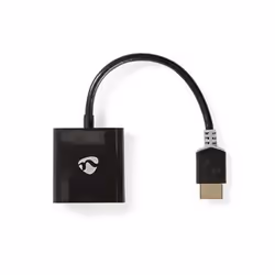 Nedis CCBW34900AT02 câble vidéo et adaptateur 0,2 m VGA (D-Sub) HDMI Type A (Standard) Anthracite - Vue supplémentaire 4