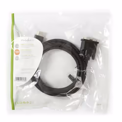 Nedis CCGP34800BK20 câble vidéo et adaptateur 2 m HDMI DVI-D 24+1-Pin Noir