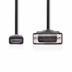 Nedis CCGP34800BK30, 3 m, HDMI Type A (Standard), DVI-D, Mâle, Mâle, Droit