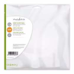 Nedis CCGP34800BK30 câble vidéo et adaptateur 3 m HDMI Type A (Standard) DVI-D Noir