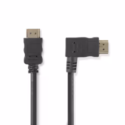 Nedis CVGP34260BK15, 1,5 m, HDMI Type A (Standard), HDMI Type A (Standard), Compatibilité 3D, Noir