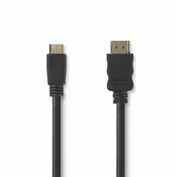 Nedis CVGP34500BK15, 1,5 m, HDMI Type A (Standard), HDMI Type C (Mini), 10,2 Gbit/s, Noir