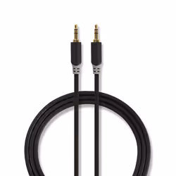 Nedis CABW22000AT10, 3,5mm, 3,5mm, Aluminium cuivré (CCA), 1 m, Anthracite