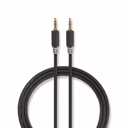 Nedis CABW22000AT20, 3,5mm, 3,5mm, Aluminium cuivré (CCA), 2 m, Anthracite