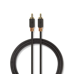 Nedis CABW24170AT20 câble audio 2 m RCA Anthracite