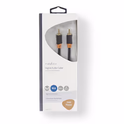 Nedis CABW24170AT20 câble audio 2 m RCA Anthracite