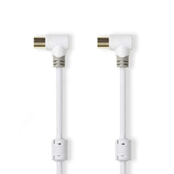 Nedis CSBW40010WT50 câble coaxial Blanc
