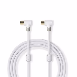 Nedis CSBW40010WT50 câble coaxial Blanc