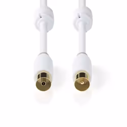 Nedis CSBW40015WT20 câble coaxial Blanc