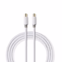Nedis CSBW40015WT20 câble coaxial Blanc