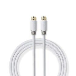 Nedis CSBW41000WT50 câble de signal Blanc